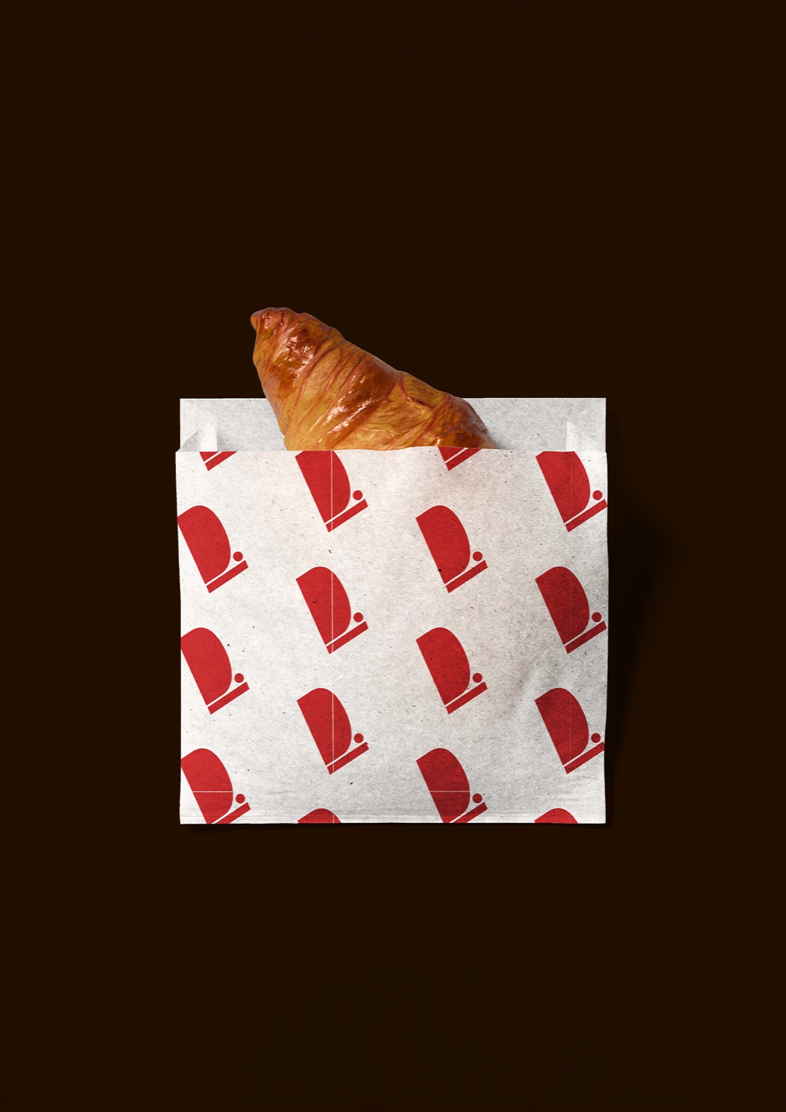 Bolsa de papel con el logo de Doppio